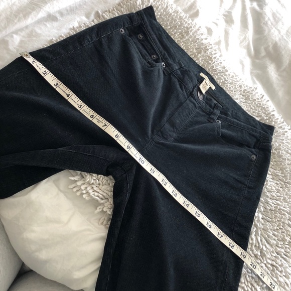 J. CREW black skinny high rise corduroy pants 28 - Picture 10 of 12